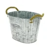 Corbeille Ovale Zinc Tentation 28X21 Lot de 16 - Créapak
