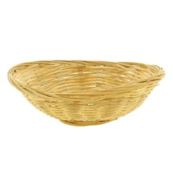 Corbeille à Pain Bambou Chine Ovale 15X12X4.5cm Lot de 6 Lot de 12 - Prolinea