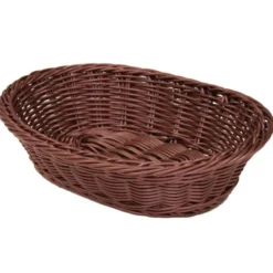 Corbeille à pain ovale Cola 26x20x6 cm - Lot de 20 - Prolinea