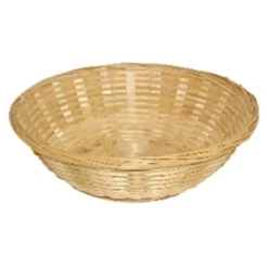 Corbeille à Pain Ronde en Osier - Lot de 6 - Olympia