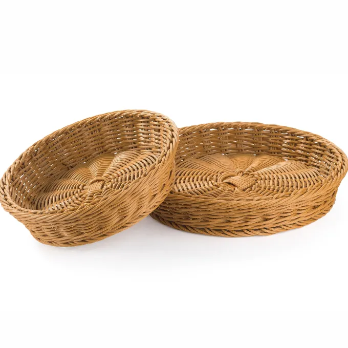 Corbeille à Pain Ronde Marron Foncé Ø 24 cm - Pujadas