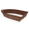 Corbeille Polypropylène Barque Grille Socle 58X40 - Lot de 15 - Prolinea