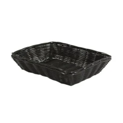 Corbeille Polypropylène Dordogne Noire 28X20 PM Lot de 20 - Créapak