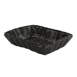 Corbeille Polypropylène Dordogne Noire 33X22 MM Lot de 20 - Créapak
