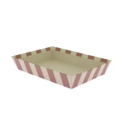 Corbeille rectangle carton Terralys 26x20 cm - Lot de 48 - Créapak
