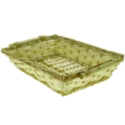 Corbeille Rectangle Éclisse Osier Campi 6Kg Lot de 20 - Créapak