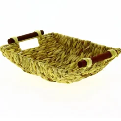 Corbeille Rectangle Jonc Kaola 35X26 Lot de 10 - Créapak