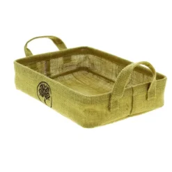 Corbeille Rectangle Jute Bengale 28X20 Lot de 20 - Créapak