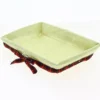 Corbeille Rectangle Métal Ecossais 28X20 Lot de 40 - Créapak