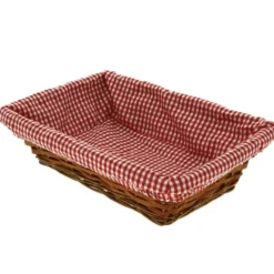 Corbeille Rectangle Osier Caro 35X25 Lot de 30 - Créapak