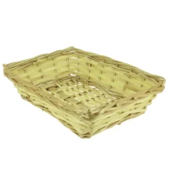 Corbeille Rectangle Osier Padang 35X25 Lot de 20 - Créapak