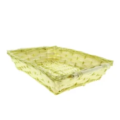 Corbeille Rectangle Osier Plein Campi 7Kg Lot de 20 - Créapak