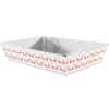 Corbeille Rectangle Zinc Décor Rennes 28X20 GM Lot de 38 - Créapak