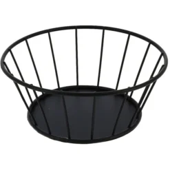 Corbeille Ronde Métal Ajourée Steely Ø18 Lot de 20 - Prolinea
