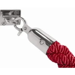 Corde torsadée rouge pour barrière - Bolero