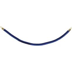 corde velours pour poteau classique - Embouts dorés - 150cm - Securit