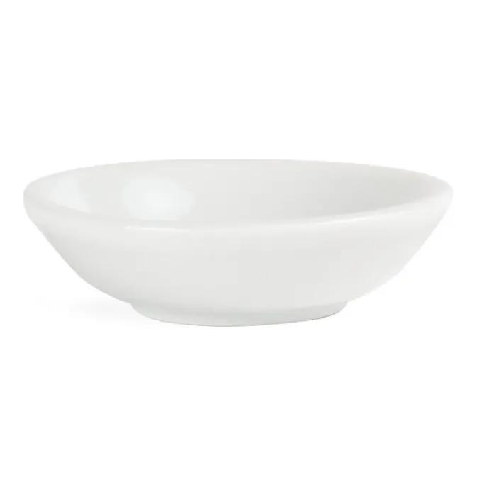 Coupelles à sauce soja Olympia Whiteware 74 mm - Lot de 12