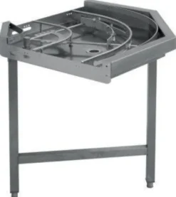 Courbe mécanisée à 180°actionnée par la machine - Accrochage Droite - Elettrobar