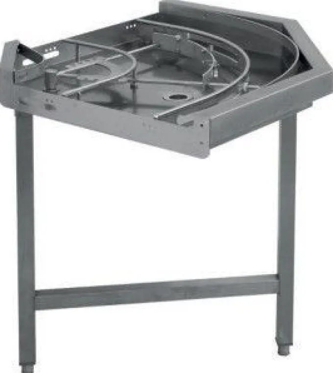 Courbe mécanisée à 180°actionnée par la machine - Accrochage Droite - Elettrobar