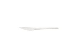 Couteau blanc CPLA 16,8 cm - 1500 unités - Betik