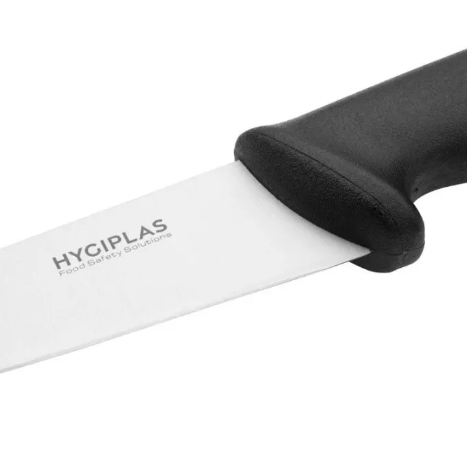 Couteau Chef Noir 160 mm - Hygiplas