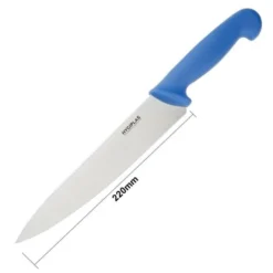 Couteau de Cuisinier Professionnel Bleu 215 mm - Hygiplas