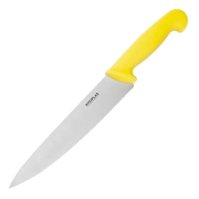 Couteau de Cuisinier Professionnel Jaune 215 mm - Hygiplas