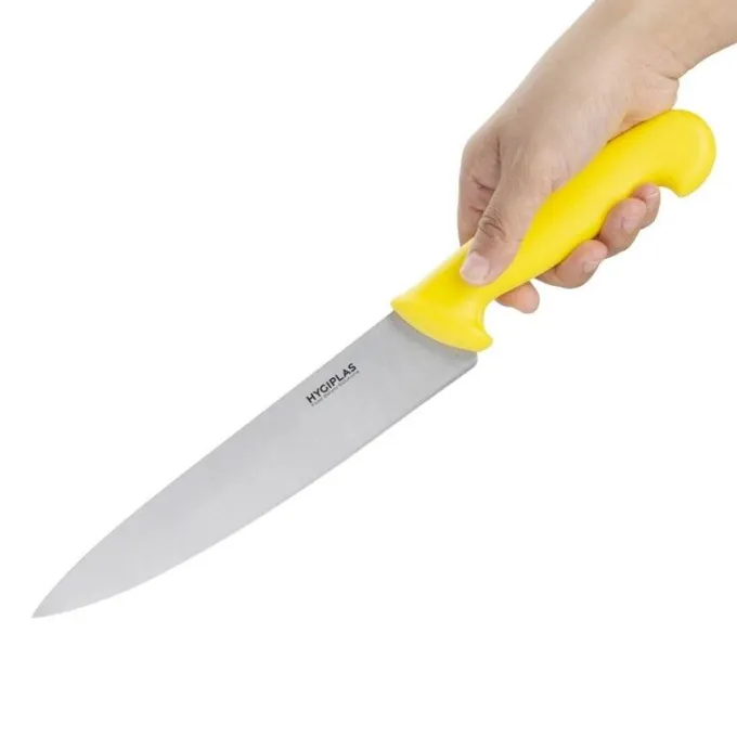 Couteau de Cuisinier Professionnel Jaune 215 mm - Hygiplas