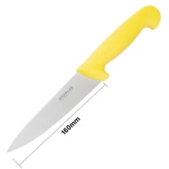 Couteau de Cuisinier Professionnel Jaune 160 mm - Hygiplas