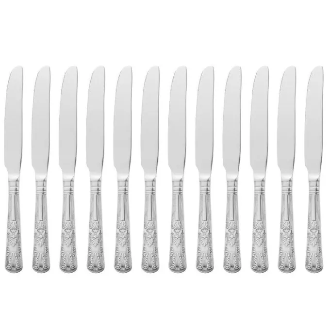Couteau à Dessert 220 mm Manche Plein Kings Lot de 12 Olympia