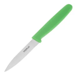 Couteau d'Office Professionnel Vert 75 mm - Hygiplas