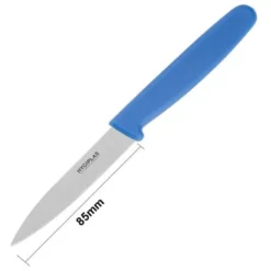 Couteau d'Office Professionnel Bleu 75 mm - Hygiplas