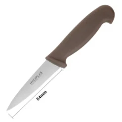 Couteau d'Office Professionnel Marron 90 mm - Hygiplas