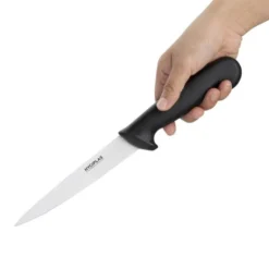 Couteau à Filet Noir 150 mm - Hygiplas