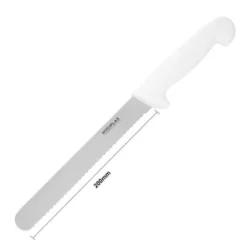 Couteau à Pain Professionnel Blanc 205 mm - Hygiplas
