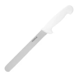 Couteau à Pain Professionnel Blanc 205 mm - Hygiplas