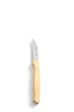 Couteau éplucheur avec manche en bois modèle courbé Bois (L)165 mm - Hendi