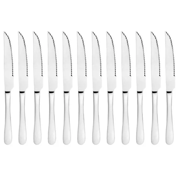 Couteau à Steak Buckingham en Inox L 234 mm Lot de 12 Olympia