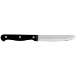 Couteaux à Steak Arrondi Noir Lot de 12 Olympia