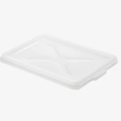 Couvercle à clip pour demi bac à pâtons 400 x 300 x 30 mm - blanc - Gilac