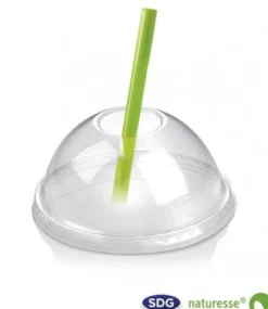 Couvercle Dôme PLA avec Trou pour Gobelet - SDG - Lot de 1200