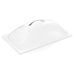 Couvercle en Dôme GN 1/1 en Polycarbonate Découpe latérale H 130 mm - Was Germany