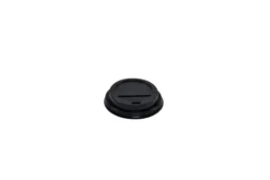Couvercle en PS noir pour gobelet 180 / 210 ml - 1000 unités - Betik