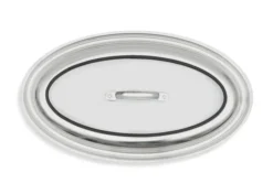 Couvercle en verre Miramar® pour poêle à gratin ovale 49442 - Pujadas