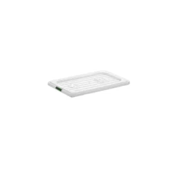 Couvercle Gastronome en polypropylène 1/4 - 533x328x11mm - Matériel CHR Pro