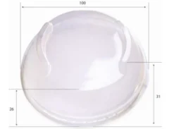 Couvercle PLA sans Trou pour Gobelet - SDG - Lot de 1200