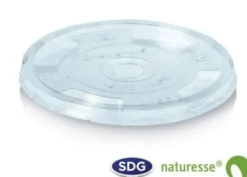 Couvercle PLA Transparent pour Gobelet - SDG - Lot de 1200