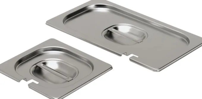 Couvercle pour bac GN avec encoche louche Profi Line GN 1/1 530x325 mm - Hendi