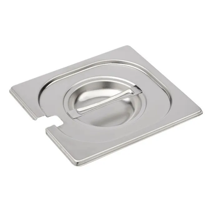 Couvercle pour Bac Inox avec Encoche GN 1/6 - Gastro M
