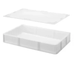 Couvercle pour bac à pâtons pour pizza GN 1/1, GN 1/1, Blanc, 530x325x(H)20mm - Hendi